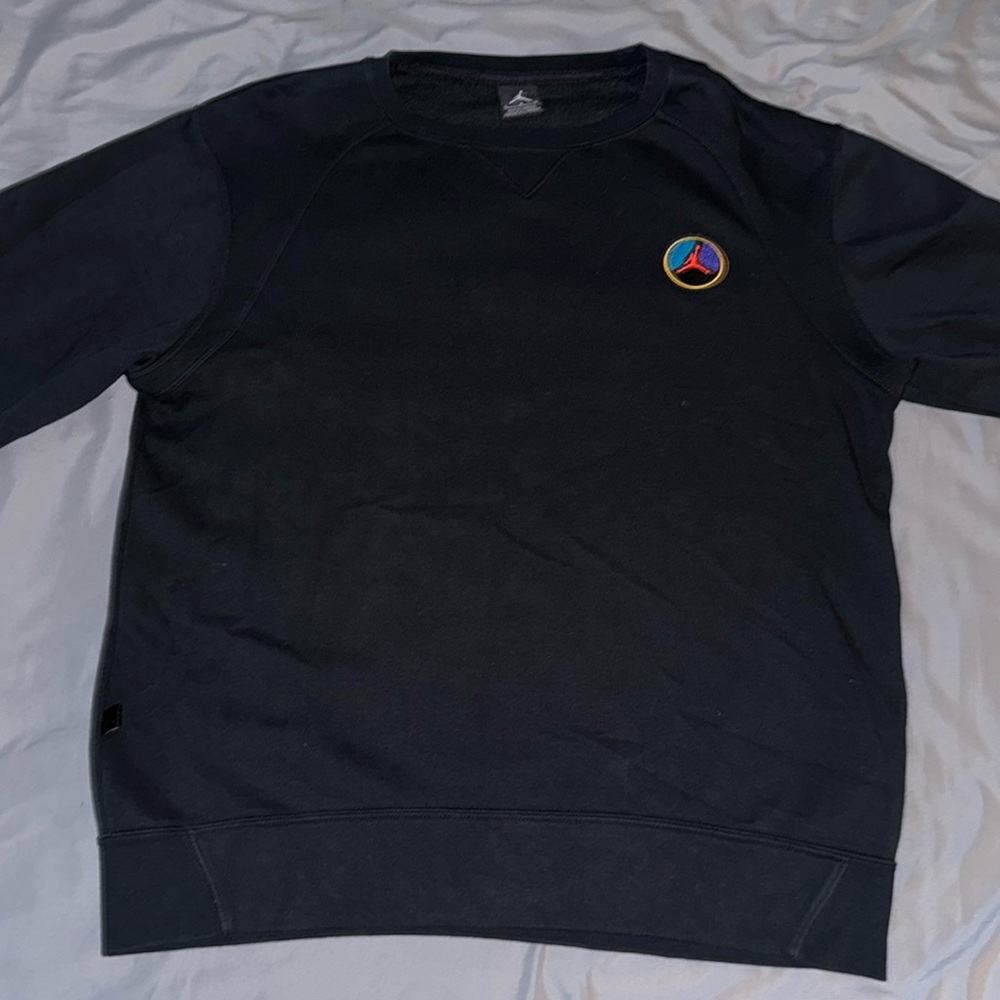 Jordan “Aqua 8” Crewneck sweater.
